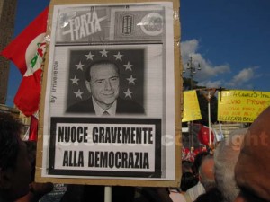 <p>Manifestazione a Roma sulla libertà di stampa</p>