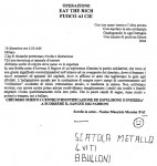 <p>Il volantino del Fai</p>