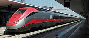 Un treno Freccia rossa <br />