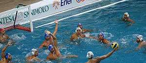 Gli azzurri di pallanuoto