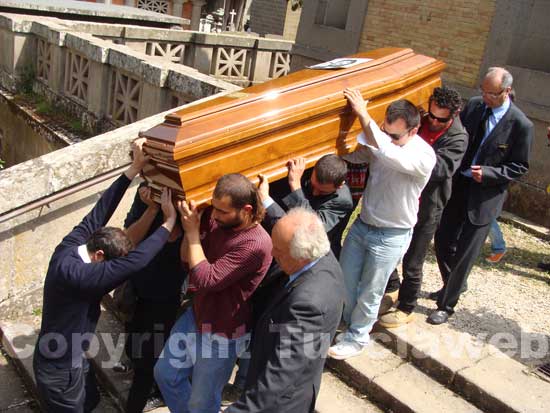 I funerali di Alfio Pannega