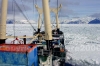 Nave Italica in vista dell'Antartide
