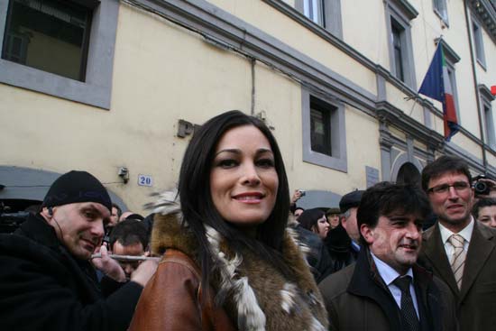 Carnevale - Manuela Arcuri a Ronciglione