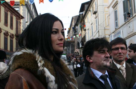 Carnevale - Manuela Arcuri a Ronciglione