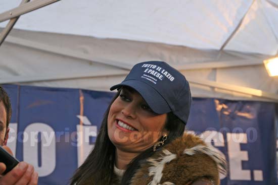 Carnevale - Manuela Arcuri a Ronciglione