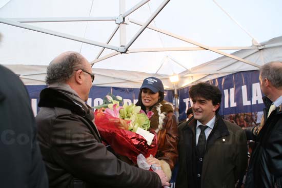 Carnevale - Manuela Arcuri a Ronciglione