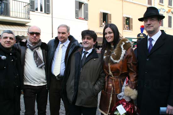 Carnevale - Manuela Arcuri a Ronciglione