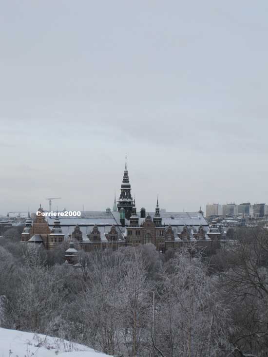 Il Nordiska Museet visto da Skansen