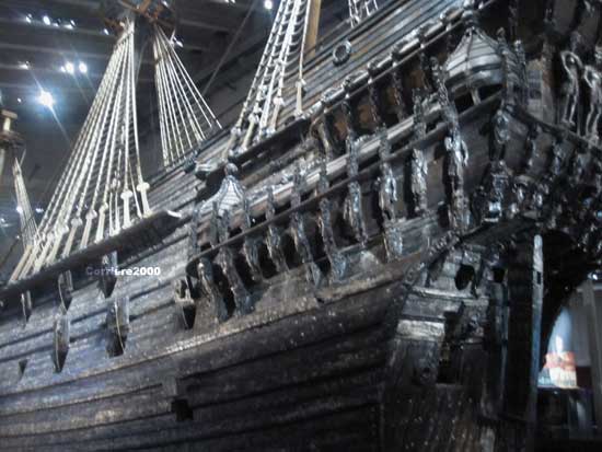 Il veliero Vasa, all'interno dell'omonimo museo