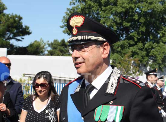 Il comandante provinciale Giorgio Dino Guida