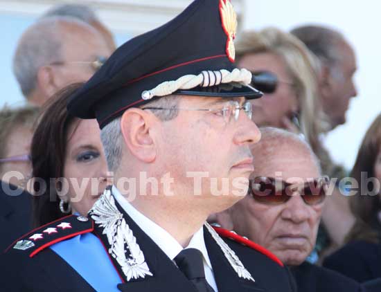 Il comandante provinciale Giorgio Dino Guida