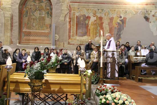 I funerali di Maria Chiara Segato