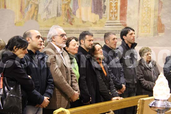 Il padre di Chiara, Paolo, la madre Geltrude e il fratello Andrea