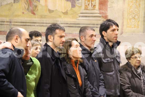 Il padre di Chiara, Paolo, la madre Geltrude e il fratello Andrea