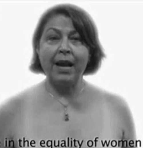 Iraniane nude per i diritti delle donne