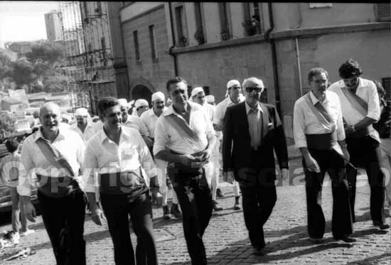 Nello Celestini e a sinistra Rocchetti