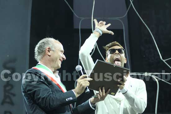 Il sindaco premia Marco