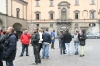 I sostenitori di Meroi in piazza del Comune 