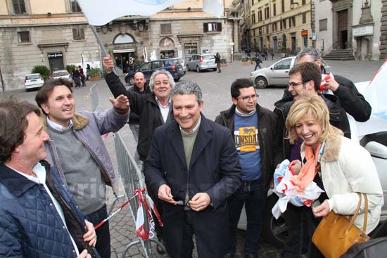 Il neo presidente Meroi