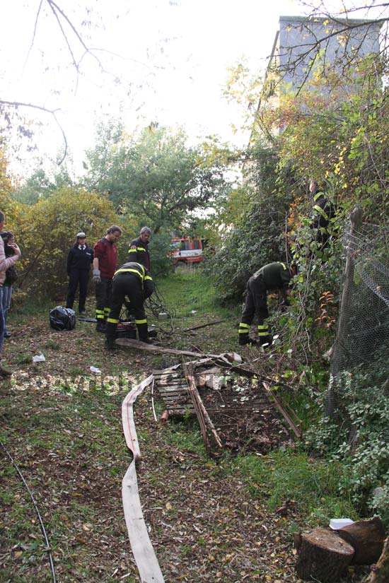 Vigili del fuoco al lavoro