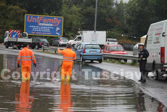 La tangenziale sotto l'acqua