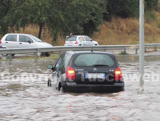 La tangenziale sotto l'acqua