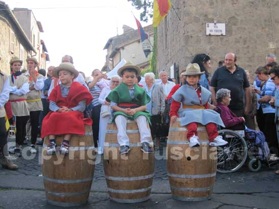 Il palio delle botti a Pianoscarano (Viterbo)