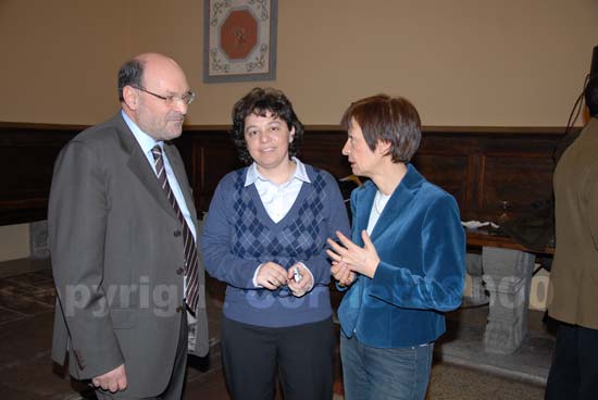 Con la Arcangeli e la moglie Danila Corbucci