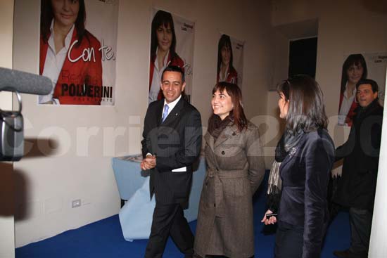 Renata Polverini a Viterbo - Inaugura il comitato