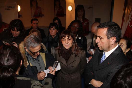 Renata Polverini a Viterbo - Inaugura il comitato