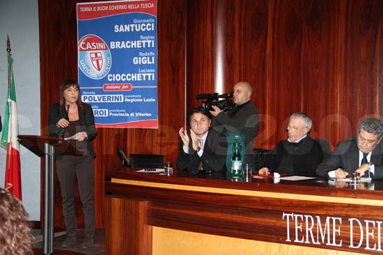 Renata Polverini a Viterbo - Incontro con l'Udc