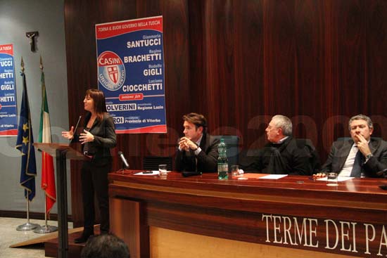 Renata Polverini a Viterbo - Incontro con l'Udc