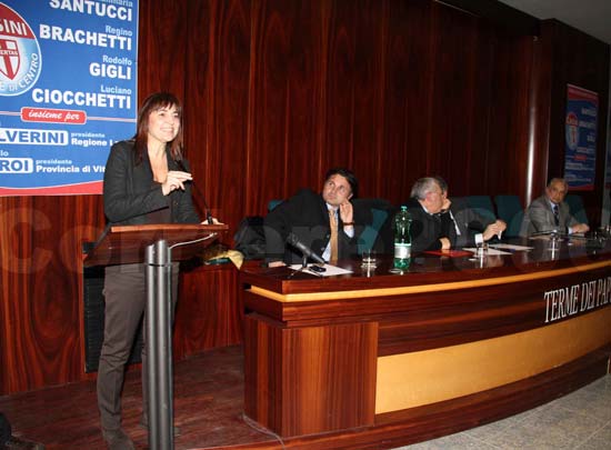 Renata Polverini a Viterbo - Incontro con l'Udc