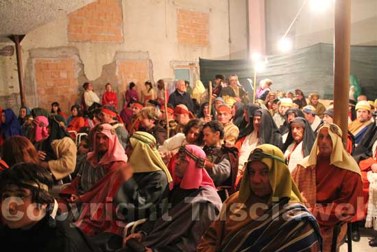 La preparazione della via crucis