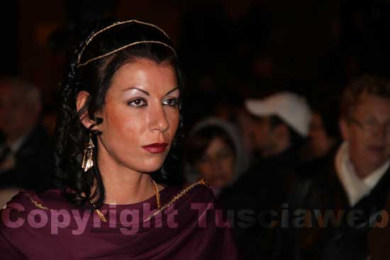 Uno dei volti della via crucis