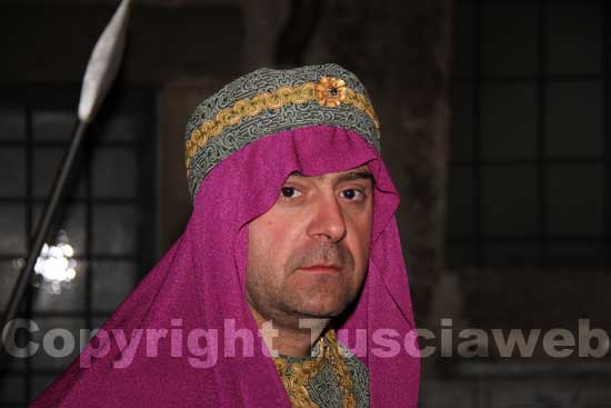 Un volto della via Crucis