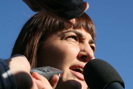 Renata Polverini, candidata del Pdl alla presidenza della Regione Lazio