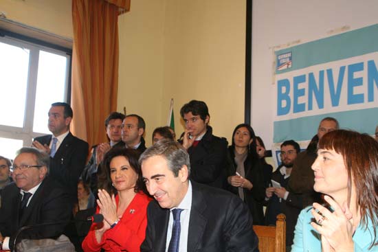 Gasparri e Laura Allegrini