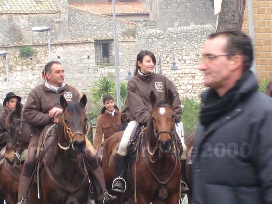 La benedizione degli animali a Tarquinia
