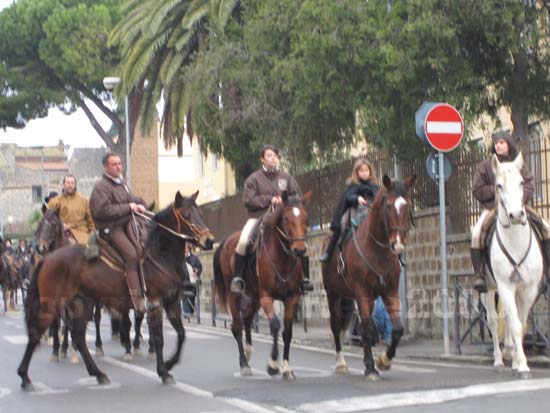 La benedizione degli animali a Tarquinia