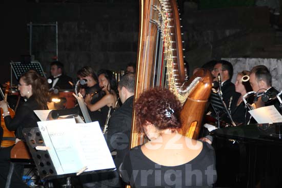 I musicisti dell'orchestra sinfonica del Tuscia Operafestival