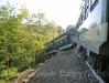Il treno deragliato