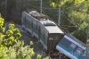 Il treno deragliato
