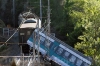 Il treno deragliato