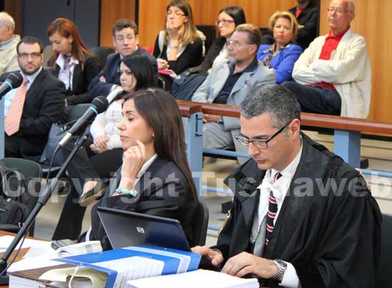 Gli avvocati di parti civile, Luigi Sini e Claudia Polacchi