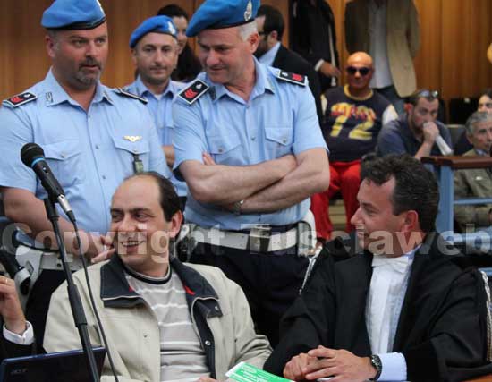 Esposito e l'avvocato Rosati